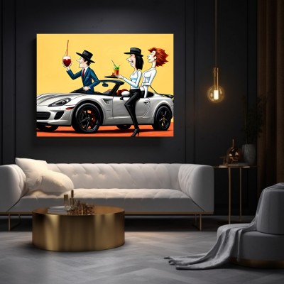 Kunst in Stil von Udo Lindenberg