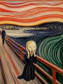 Im Stil Edvard Munch Der Schrei