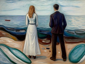 Im Stil von Edvard Munch