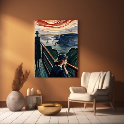 Im Stil von Edvard Munch Gemälde