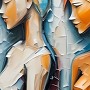 Frauen Wandkunst II - Panorama