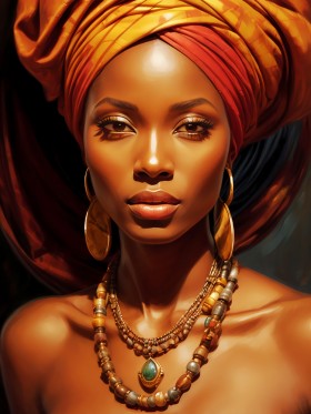Afrikanische Frau