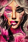 Frau Abstrakt Rose