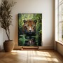 Leopard in Dschungel