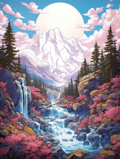 Diamantmalerei Landschaft