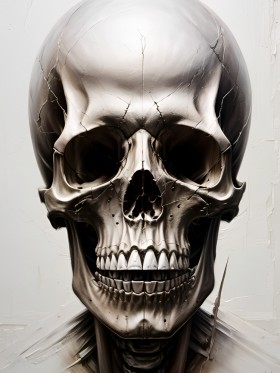 Totenkopf Knochen Skelett
