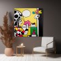 Naive Kunst Bild Frau