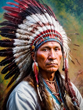Indianer Native American Häuptling II
