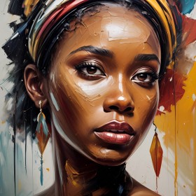 Afrikanische Frau