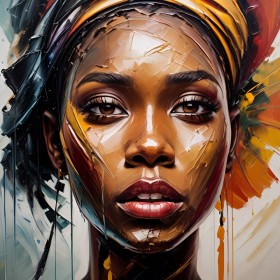 Afrikanische Frau 2
