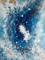 Wasserwelt Blau Wandbild Bild Spritzer