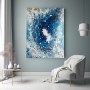 Wasserwelt Blau Wandbild Bild Spritzer