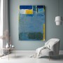 Kreativität Malerei Leinwand Moderne Gelb und Blau Kombiniert