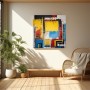 Bunter Leinwanddruck und Poster für Wohnzimmer