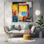 Bunter Leinwanddruck und Poster für Wohnzimmer