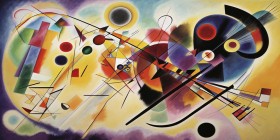 Alternativ zu Wassily Kandinsky Gelb Rot Blau - Panorama