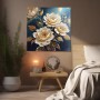 Blumen Gemälde Kunst Wandbild Leinwand