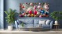 Balloon Flower Kunst Foto Poster Leinwand Blumen Luftballon - Panorama