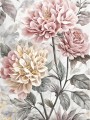 Pflanzen Blumen Wandbild auf Leinwand