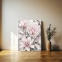 Pflanzen Blumen Wandbild auf Leinwand