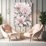 Pflanzen Blumen Wandbild auf Leinwand