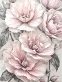 Pflanzen Blumen Wandbild auf Leinwand