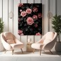 Rose Blume Leinwand Poster Botanisch Wohnzimmer
