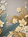 Tropische Blätter Leinwand Poster Botanisch Wohnzimmer Küche