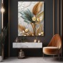 Tropische Blätter Leinwand Poster Botanisch Wohnzimmer Küche