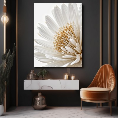 Gänseblümchen Blumen Tropengarten Natur Leinwand