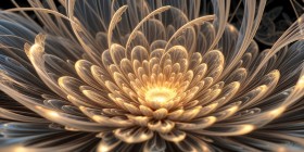 Strahlen Blumen Bild Kunst Gemälde Pflanze - Panorama