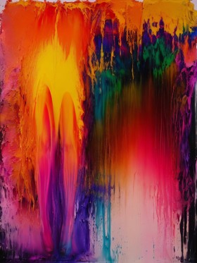Abstrakter Kunstdruck Farbverlauf