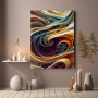 Spiralmuster Abstrakt Kunstdruck Leinwand Poster