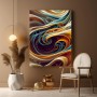 Spiralmuster Abstrakt Kunstdruck Leinwand Poster