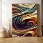 Spiralmuster Abstrakt Kunstdruck Leinwand Poster
