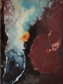 Aquarell Marmor Farben Abstrakt Kunstdruck Leinwand Poster