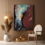 Aquarell Marmor Farben Abstrakt Kunstdruck Leinwand Poster
