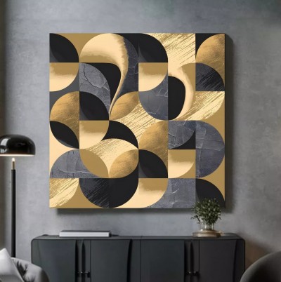 Ernes Deko Wandbild abstrakte Kunst Retro-Muster