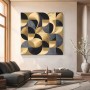 Ernes Deko Wandbild abstrakte Kunst Retro-Muster