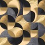 Ernes Deko Wandbild abstrakte Kunst Retro-Muster