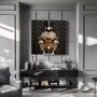 LV Dagobert Pop-Art Scrooge Wandbild