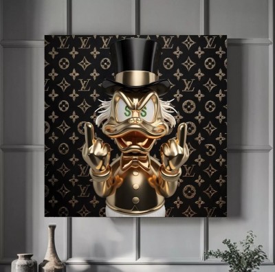 LV Dagobert Pop-Art Scrooge Wandbild