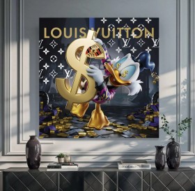 Donald-Dagobert Street-Art Pop-Art Modernes