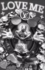 LV Micky 3D Wandbild Love-Me Popart