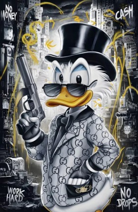 Dagobert Cartoon Pop-Art Comic Graffiti Dagobert Cartoon Pop-Art Comic Graffiti