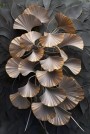 Ginkgo Blätter 3D-Optik Wandbild modern Natur