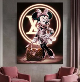 Minni mit LV Tasche Deko
