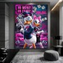 Donald No-Money Wandbild Popart