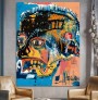 Abstraktes Basquiat-Style Picasso Modern Wandbild
