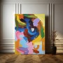 Kraftvolle Farbexplosion – Abstrakte Kunst voller Energie